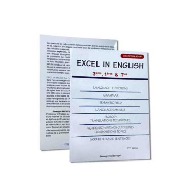 EXCEL IN ENGLISH-3e 1eres Tles_4500